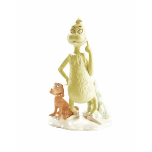 Lenox Grinch A Wonderful Awful Idea Figurine Dr Seuss How Stole Christmas NIB - Picture 1 of 1